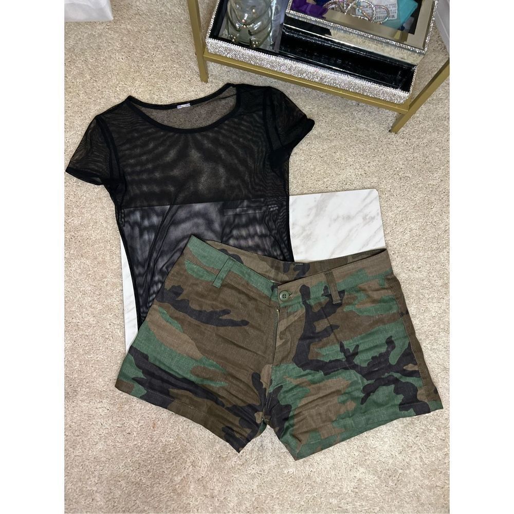 army fatigue shorts 